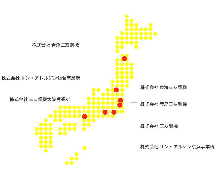 販売事業マップ